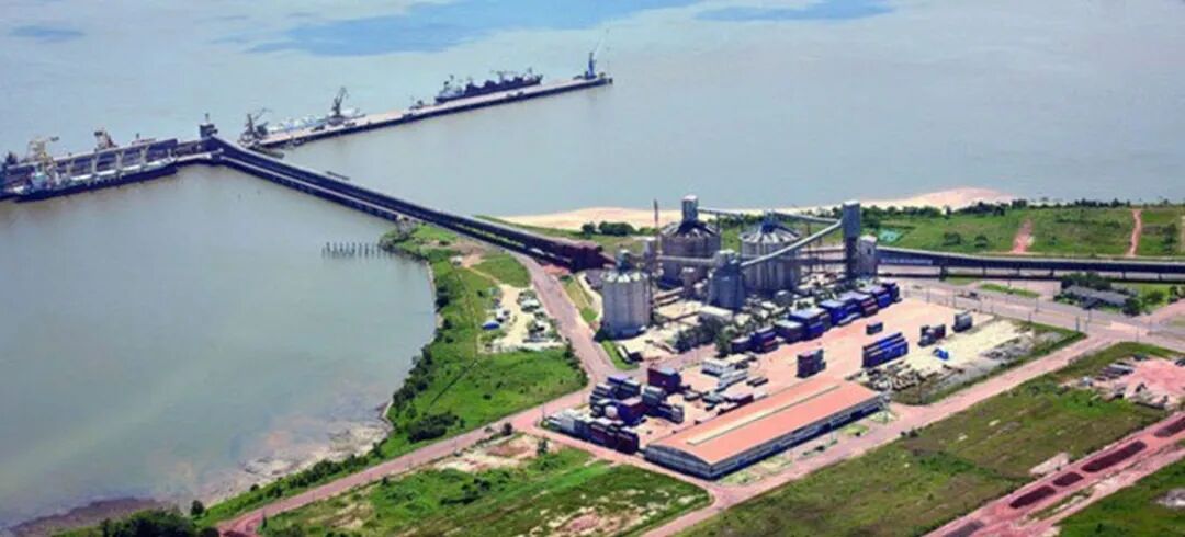 Has the auction of the $175 million Brazilian port terminal been delayed again?