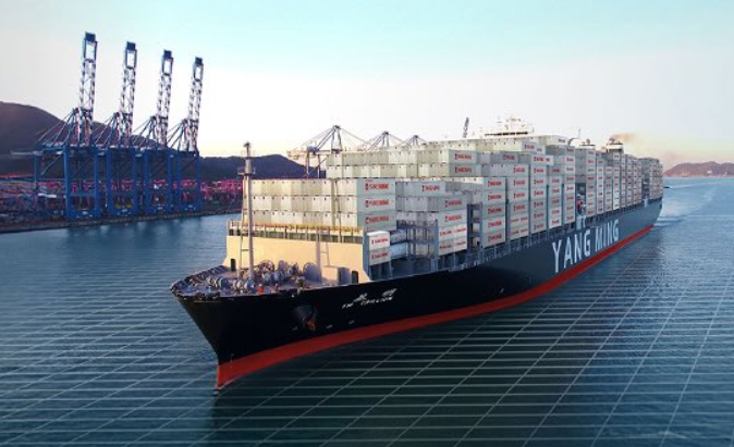 长荣海运净利跌51%，阳明海运净利跌73%